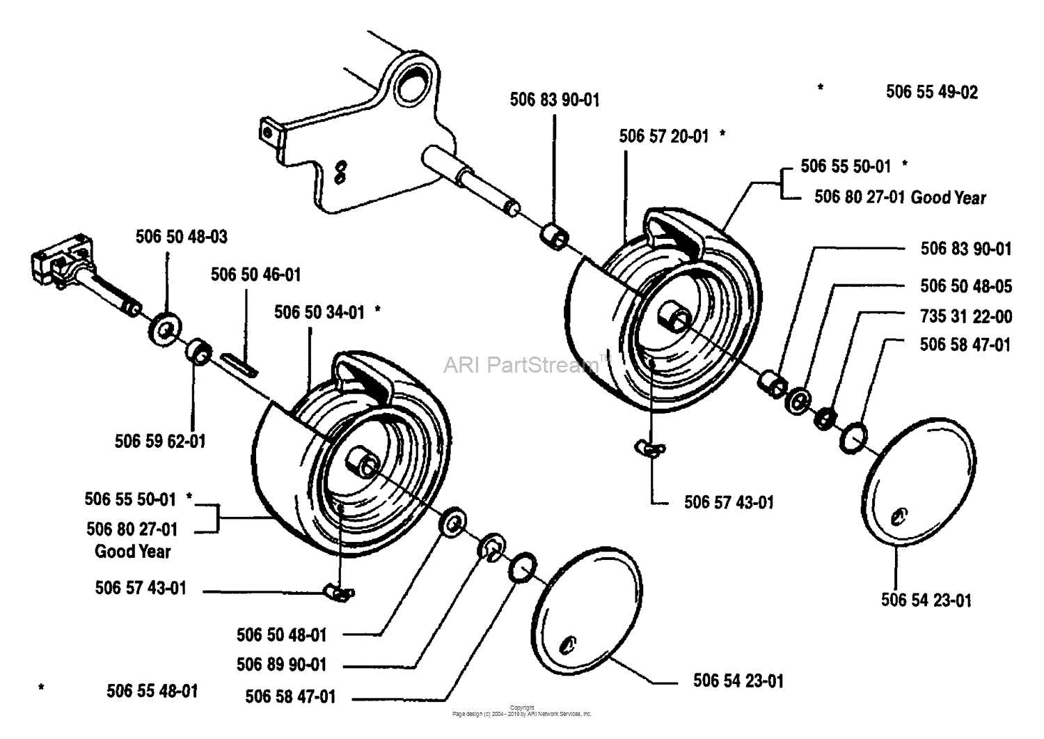 front wheel parts diagram