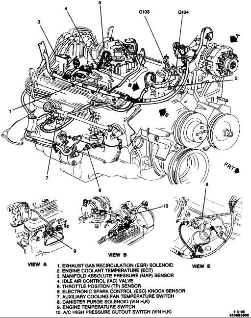 2000 chevy silverado parts diagram