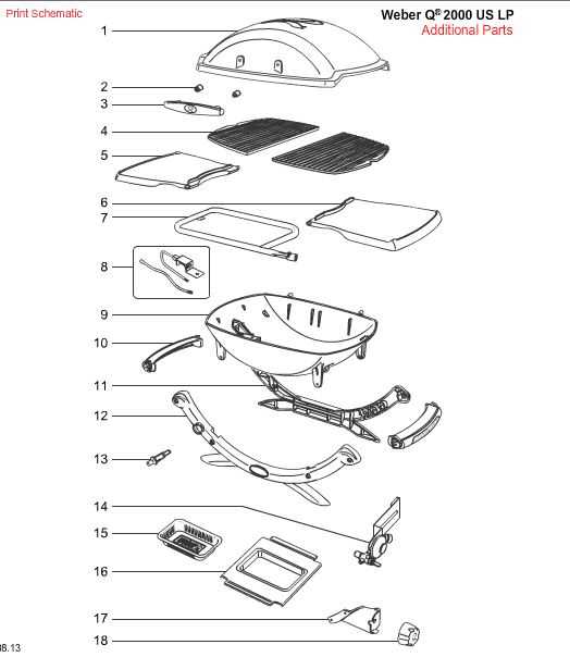 weber smokey mountain parts diagram