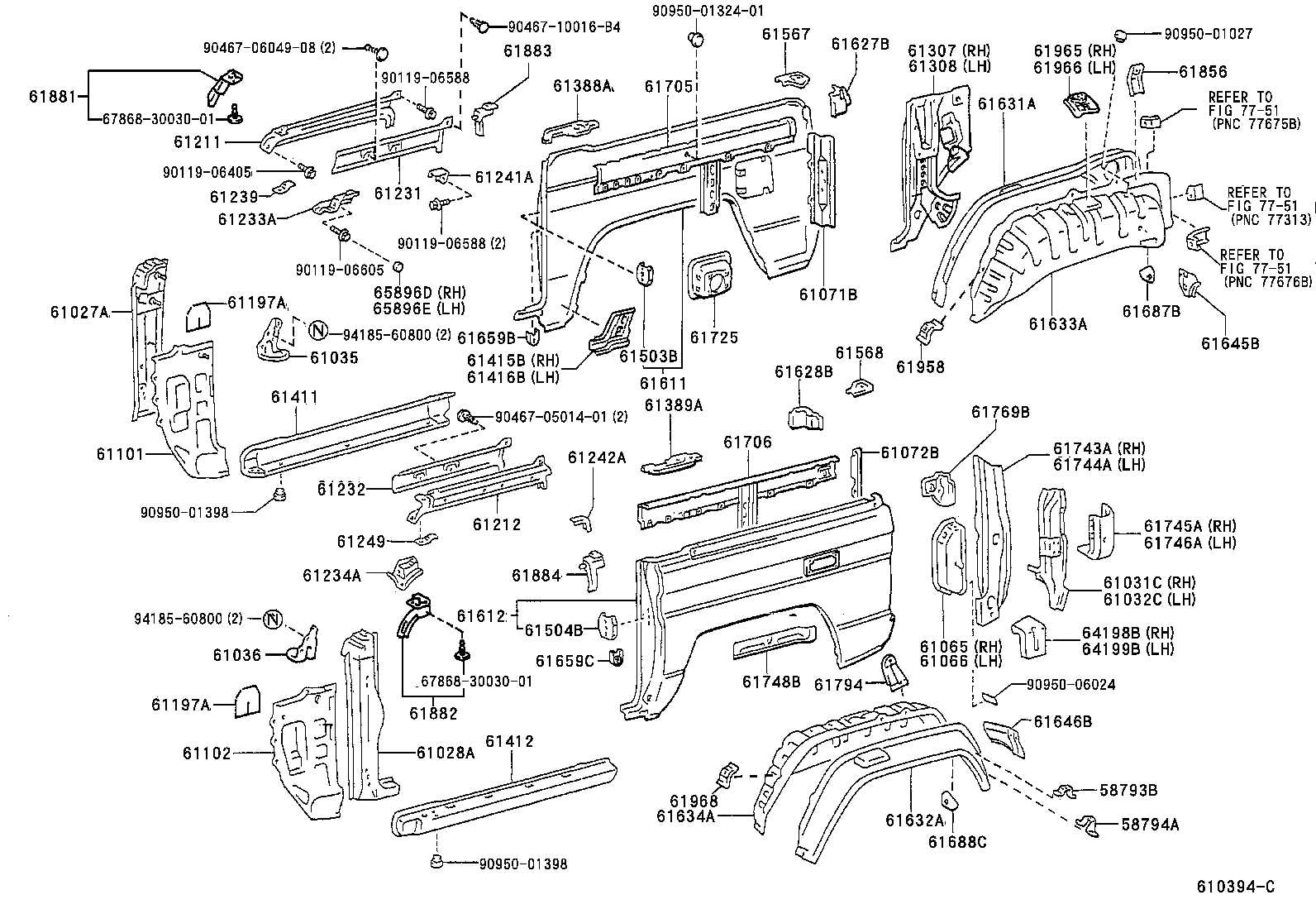 toyota land cruiser parts diagram