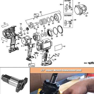 dewalt dcf887 type 3 parts diagram