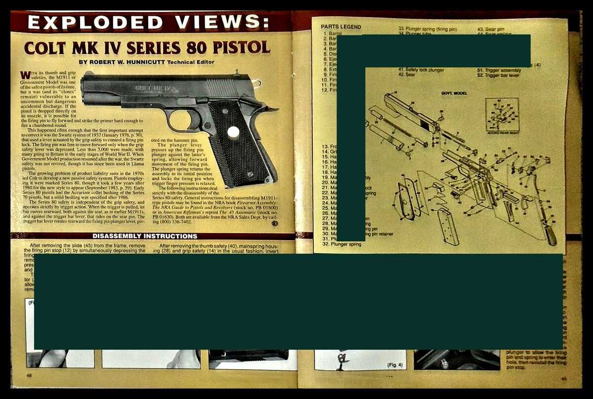 1911 series 80 parts diagram