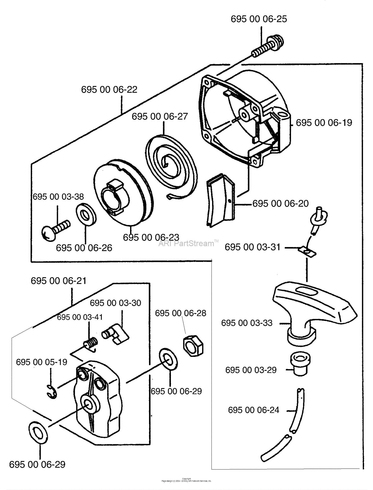 husqvarna 125b blower parts diagram