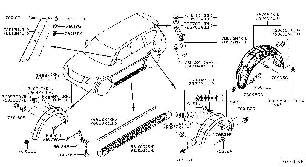 nissan armada parts diagram