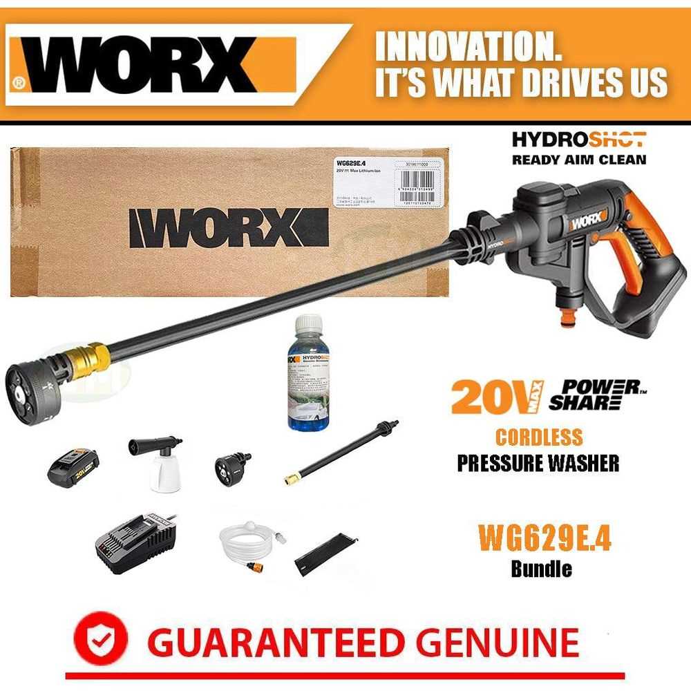 worx pressure washer parts diagram