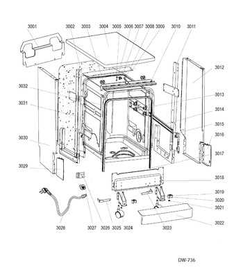 model number miele dishwasher parts diagram