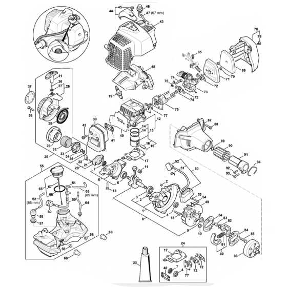 stihl fs 56 c parts diagram