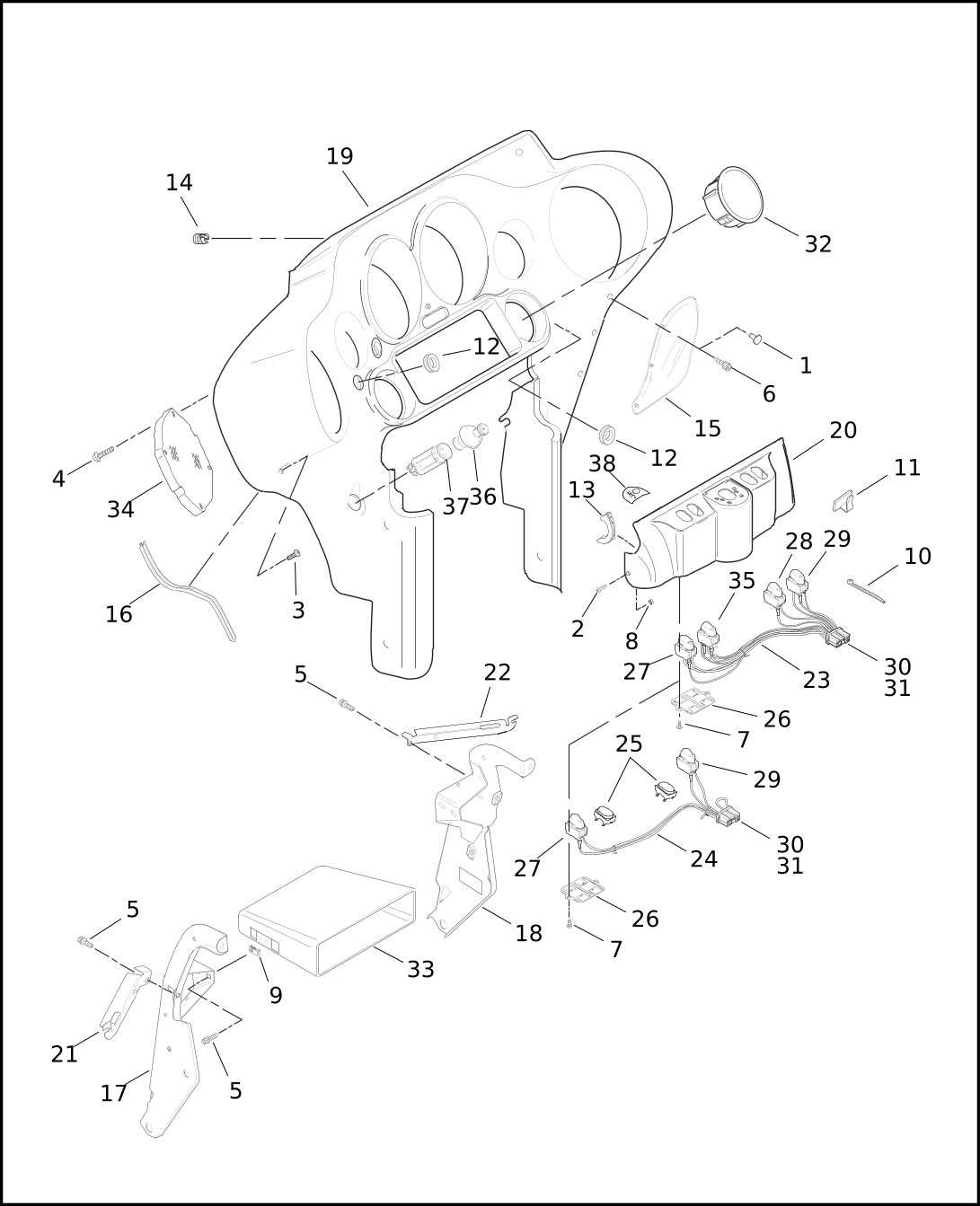 harley davidson parts diagram