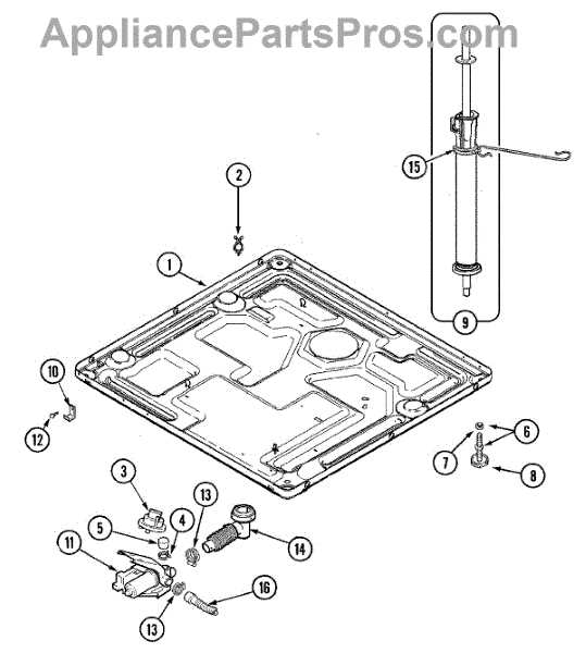 maytag 2000 series washer parts diagram