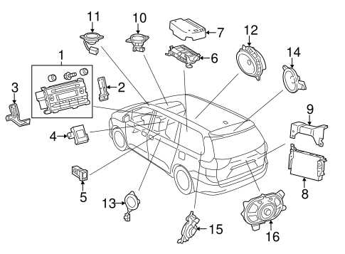 2012 toyota sienna parts diagram