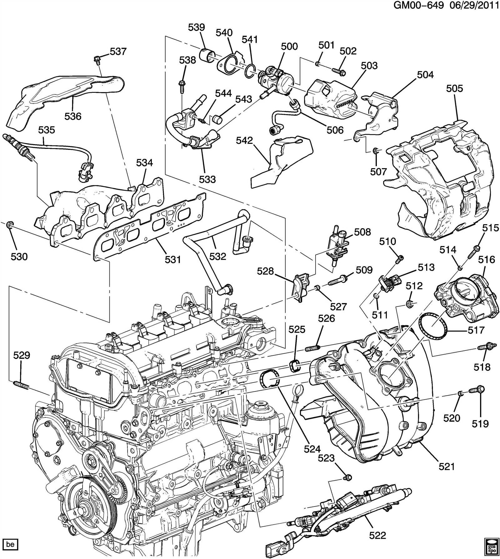 chevy malibu parts diagram