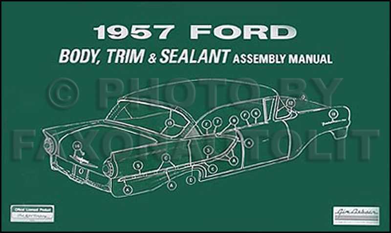 ford body parts diagram