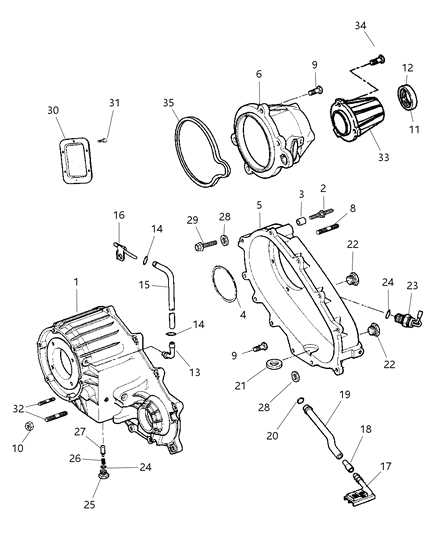 np241 transfer case parts diagram