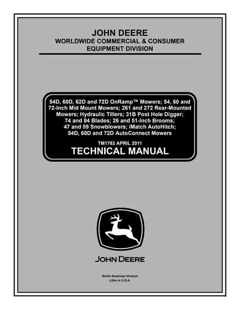 john deere 54d auto connect mower deck parts diagram