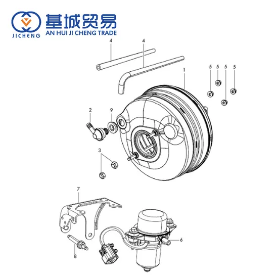 front brake parts diagram