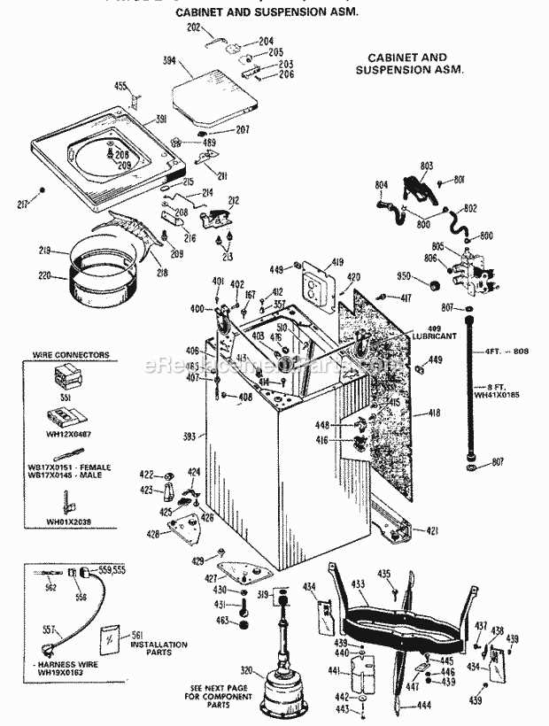 hotpoint washer parts diagram