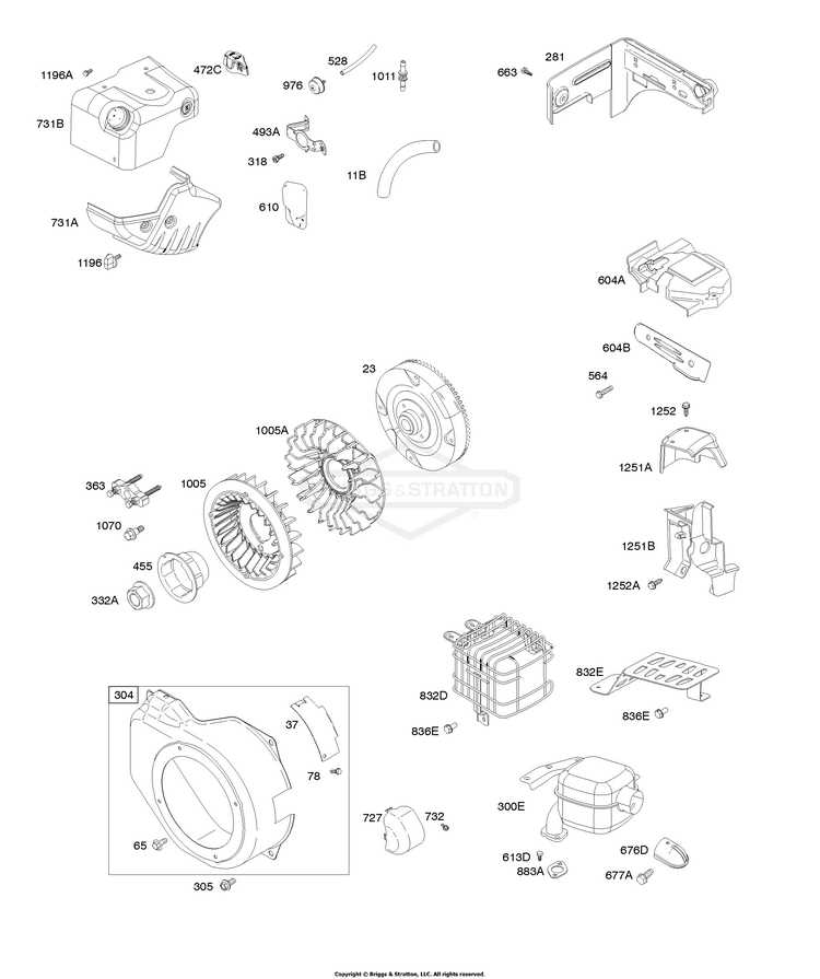 briggs and stratton 1350 snow series parts diagram