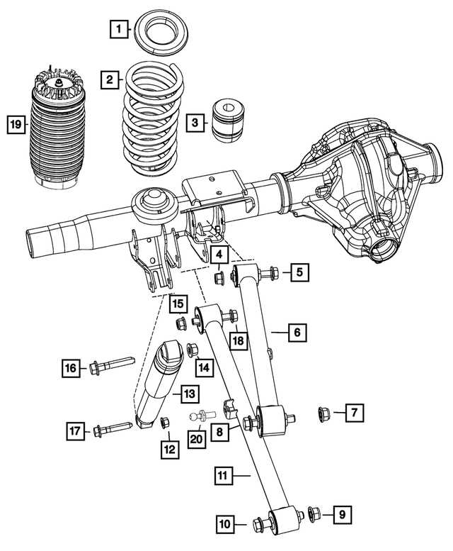 air suspension parts diagram