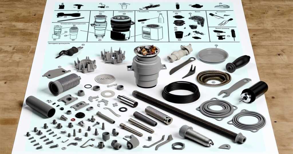 garbage disposal parts diagram