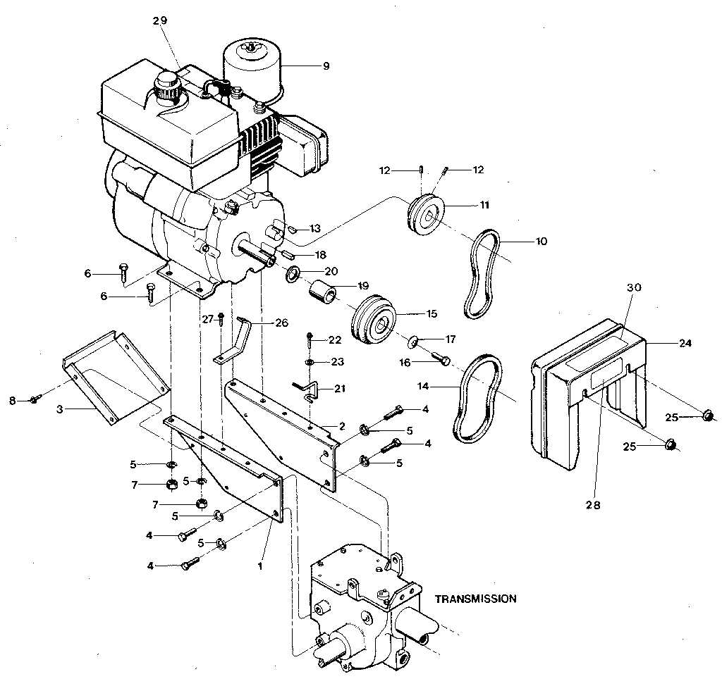 troy bilt tiller horse parts diagram