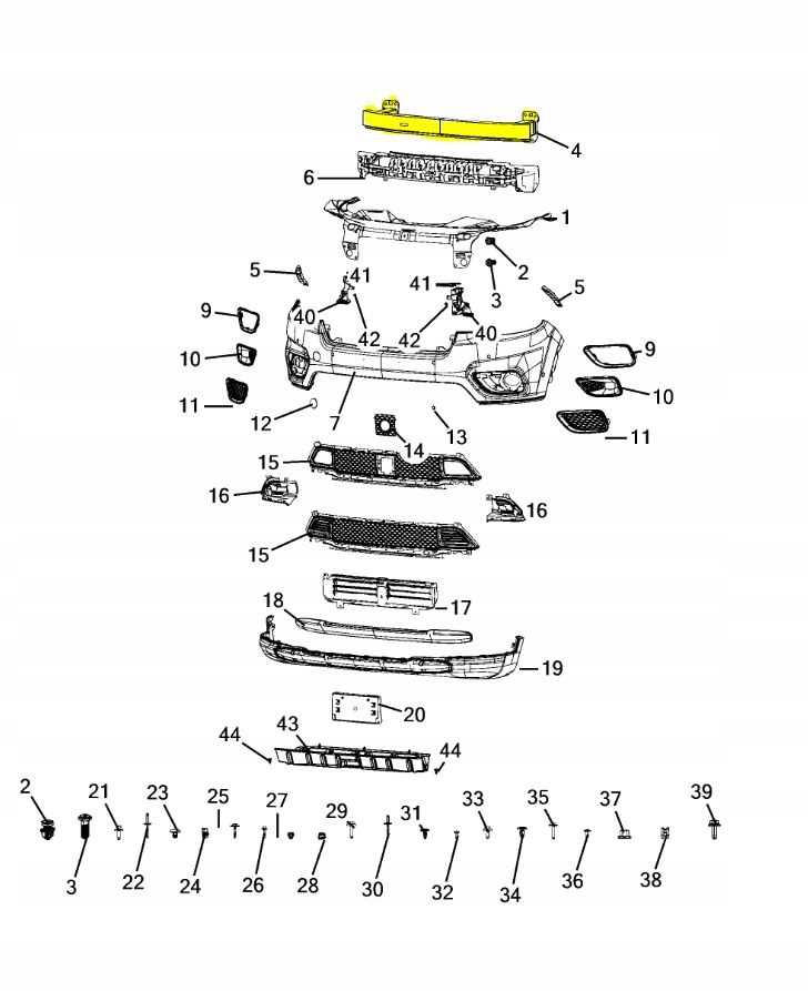 2019 jeep cherokee parts diagram