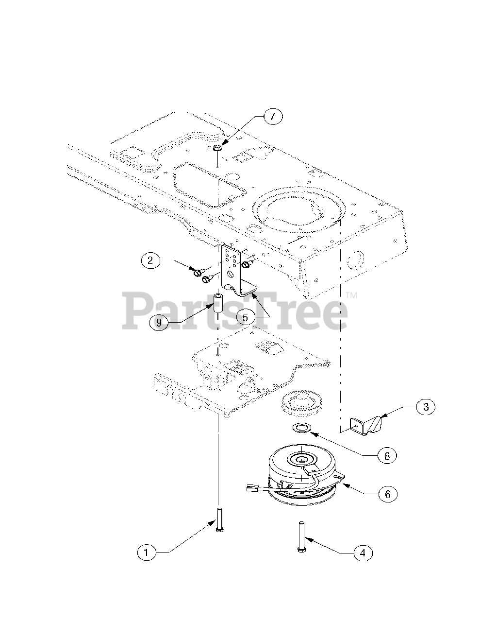 cub cadet 1554 parts diagram