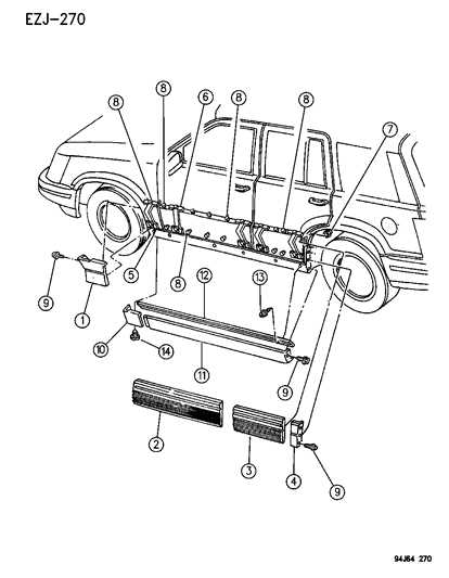 2019 jeep grand cherokee parts diagram