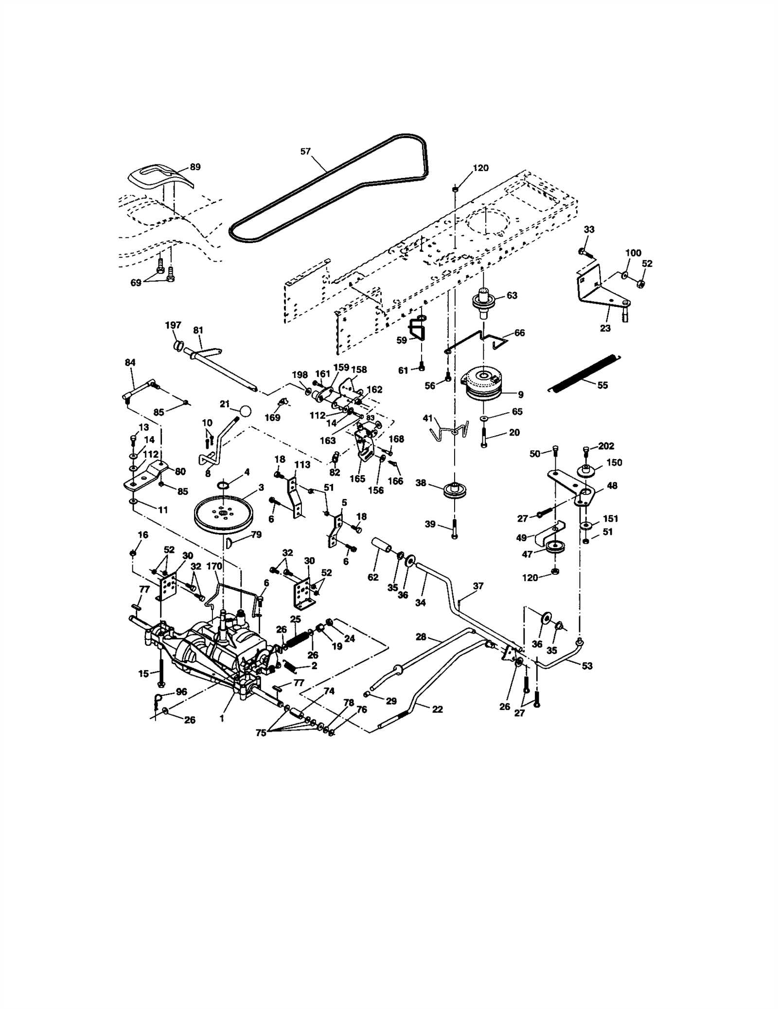 craftsman lt4000 parts diagram