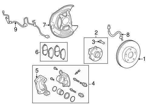 front brake parts diagram