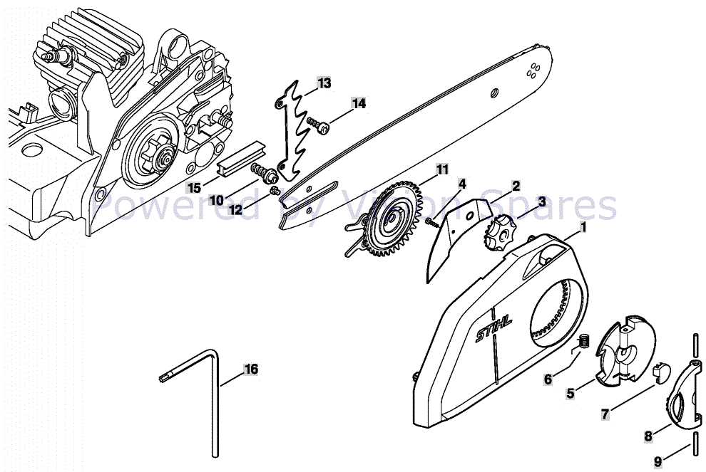 ms250c parts diagram