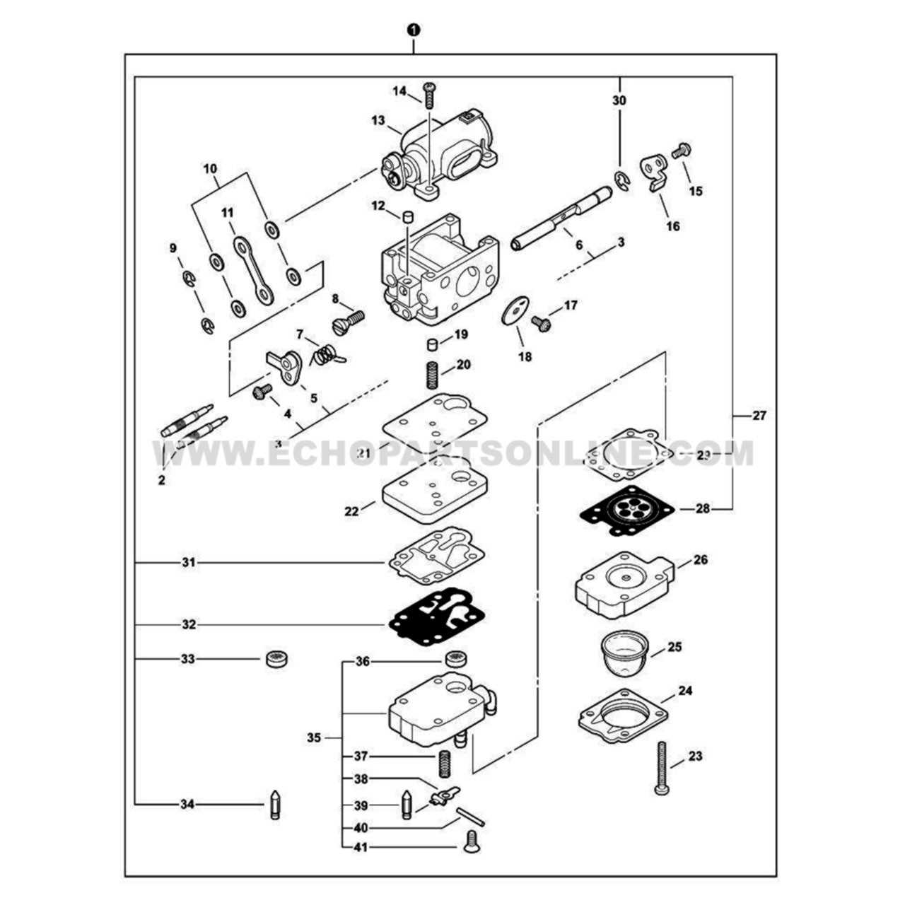 echo backpack blower parts diagram