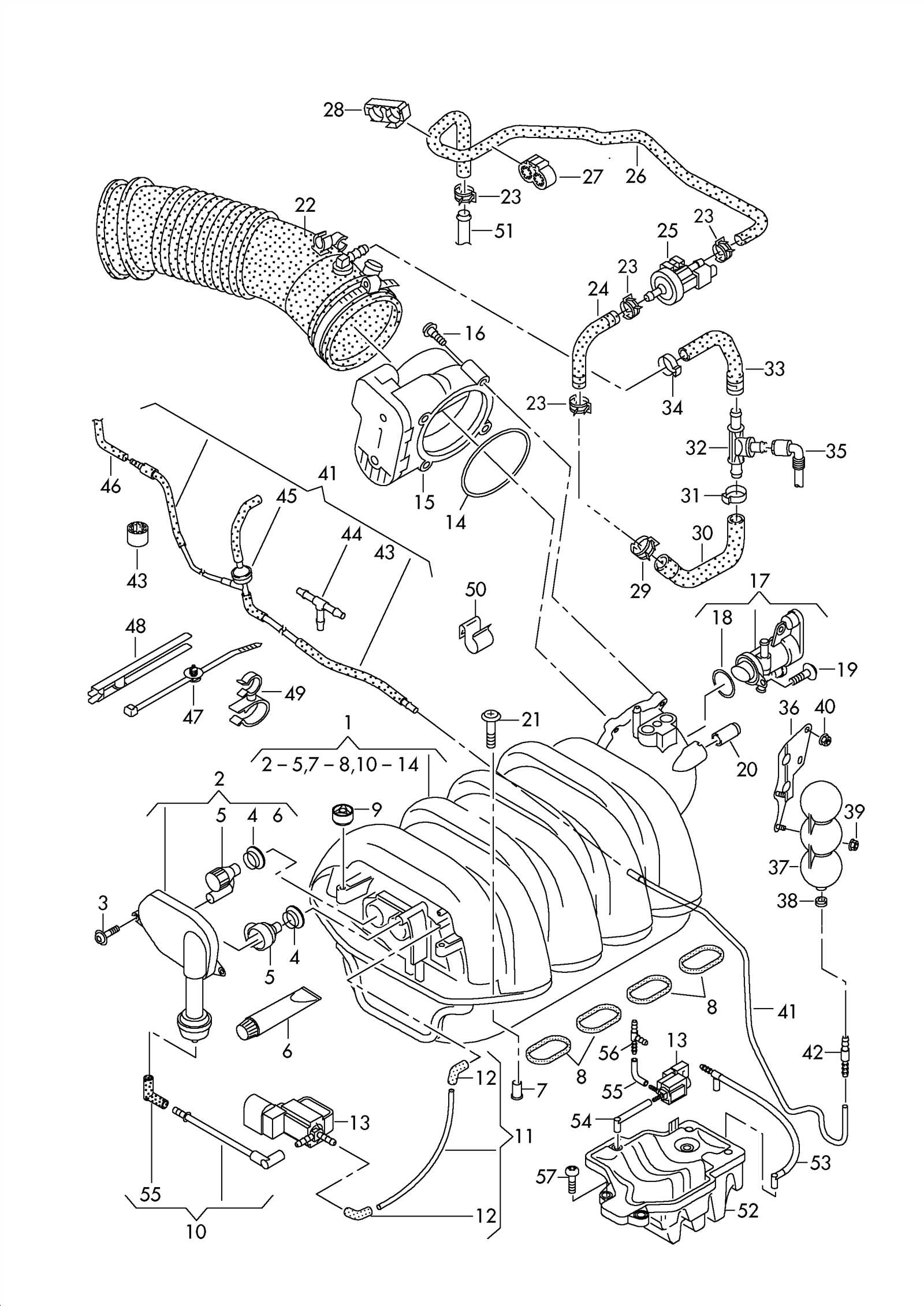 audi a6 parts diagram