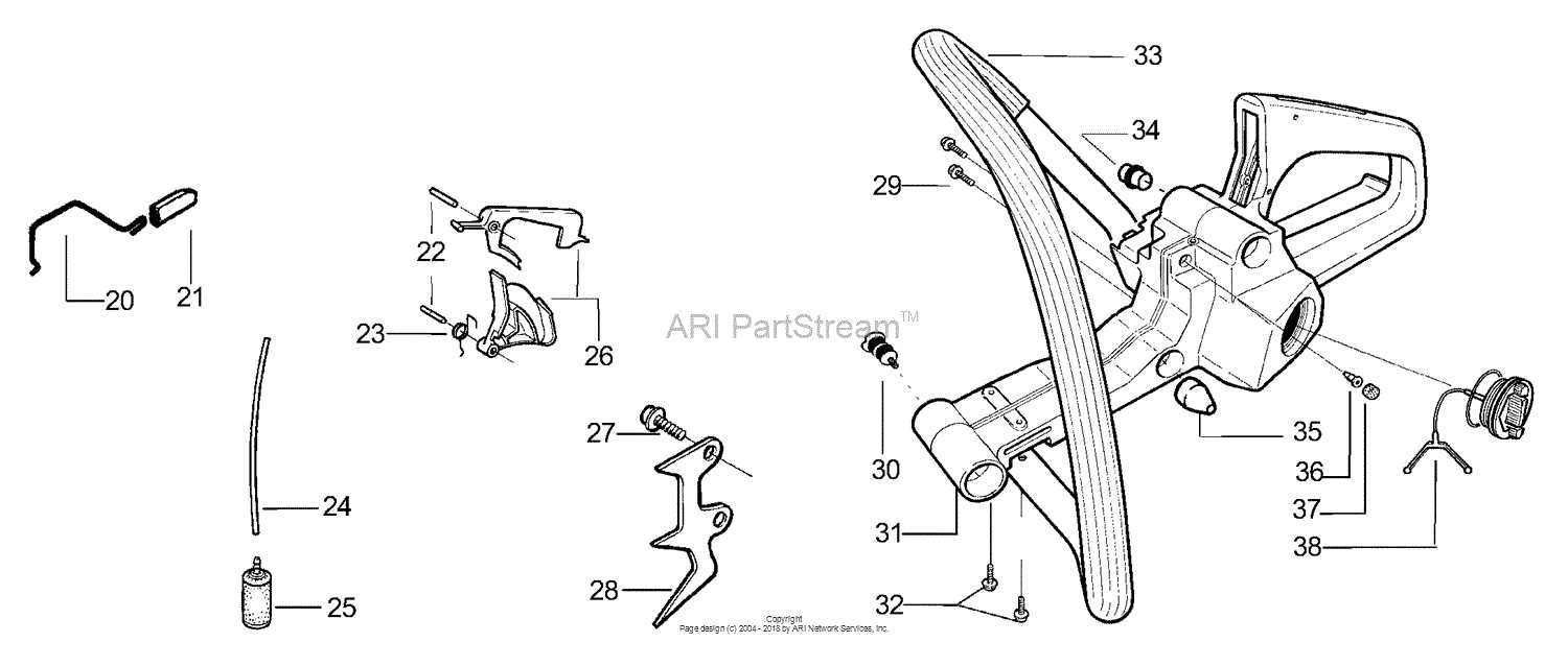 husqvarna 141 chainsaw parts diagram