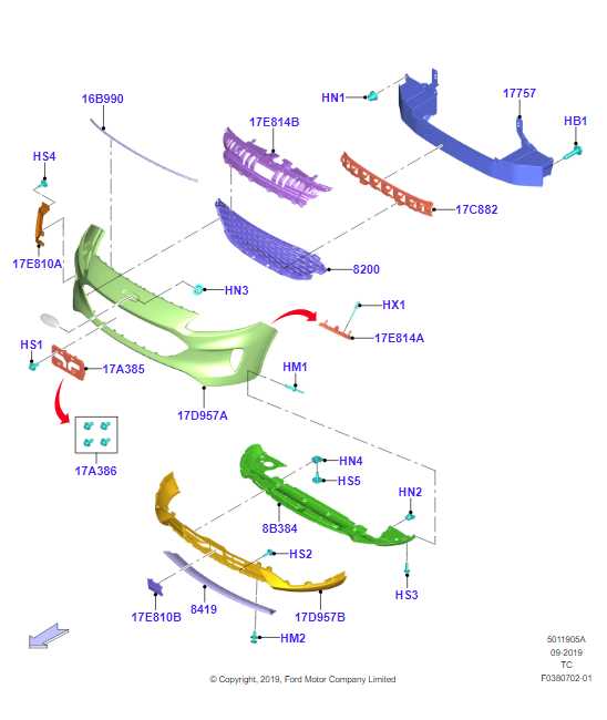 2017 ford escape parts diagram