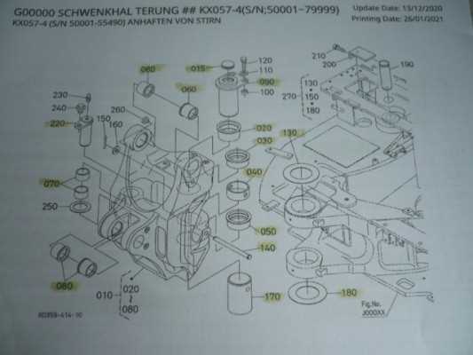 kubota kx057 4 parts diagram