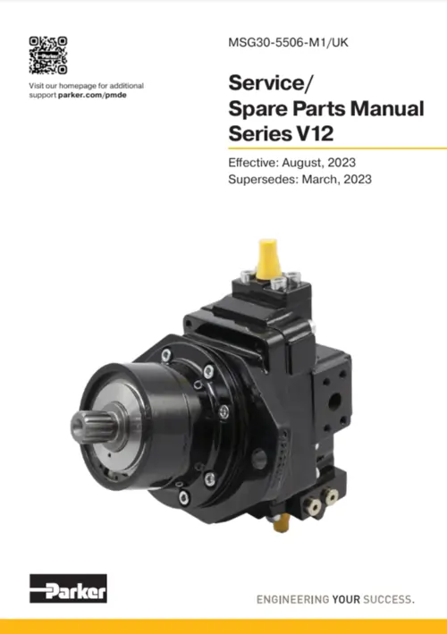 parker wheel motor parts diagram