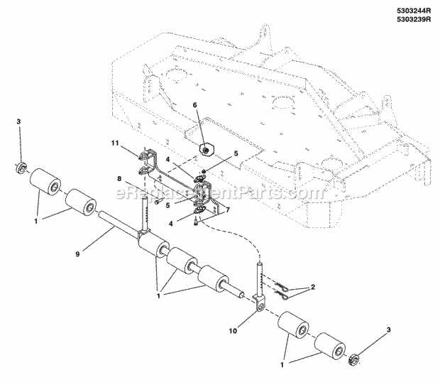 kubota zd323 mower deck parts diagram