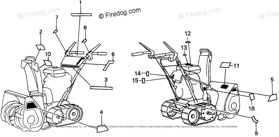 craftsman snow blower parts diagram