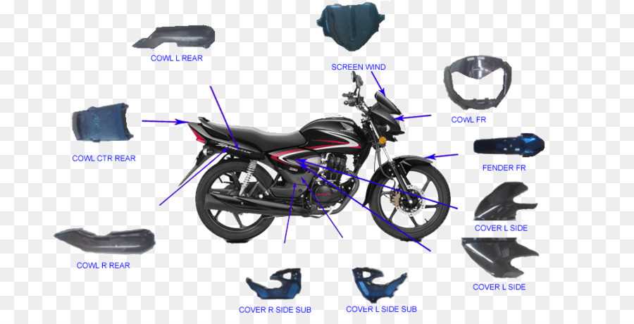 motorbike parts diagram