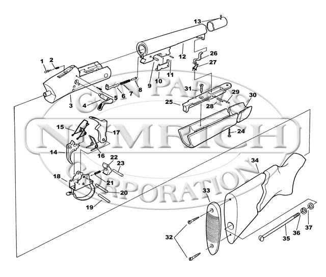 savage axis parts diagram