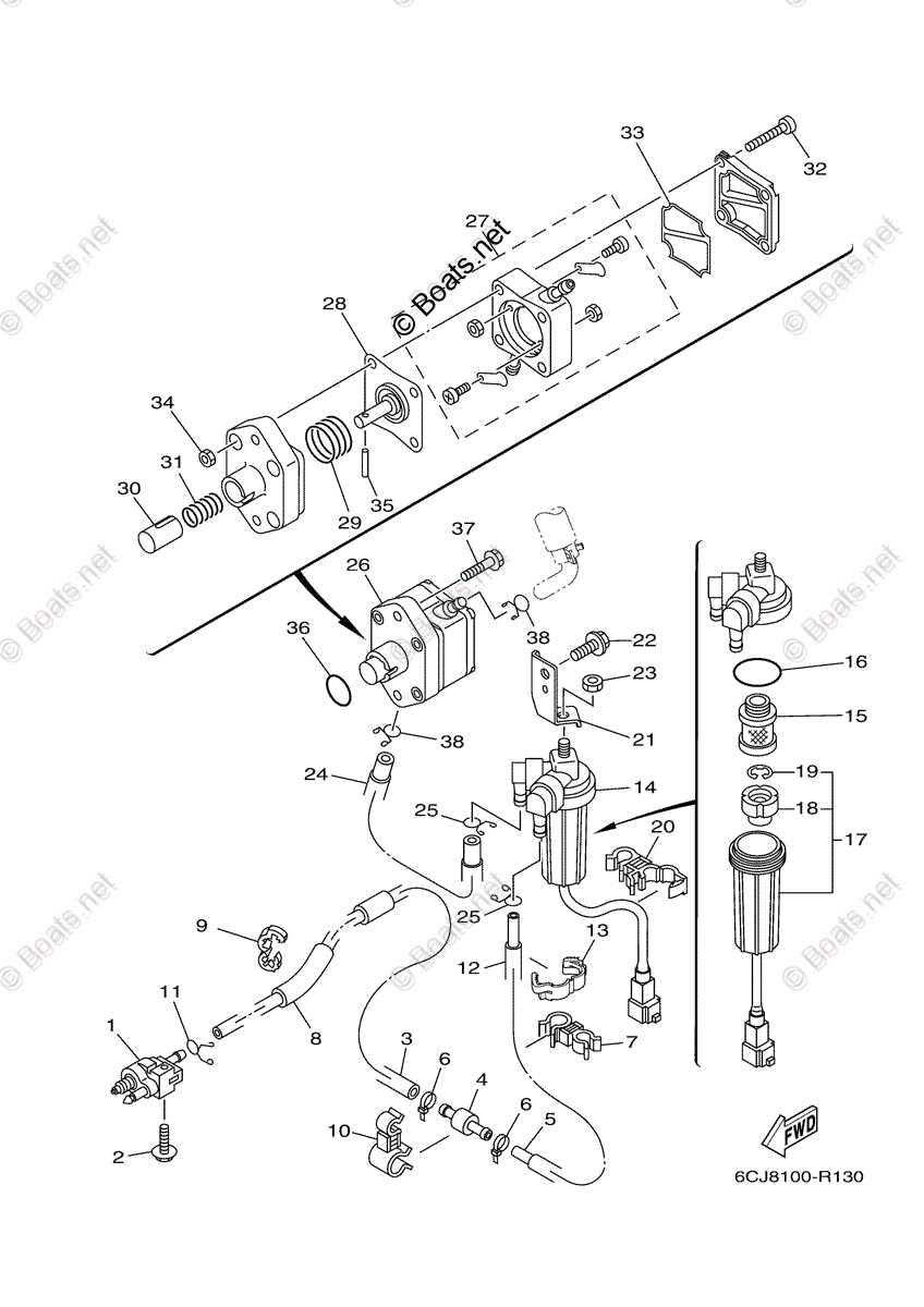 yamaha f70 parts diagram