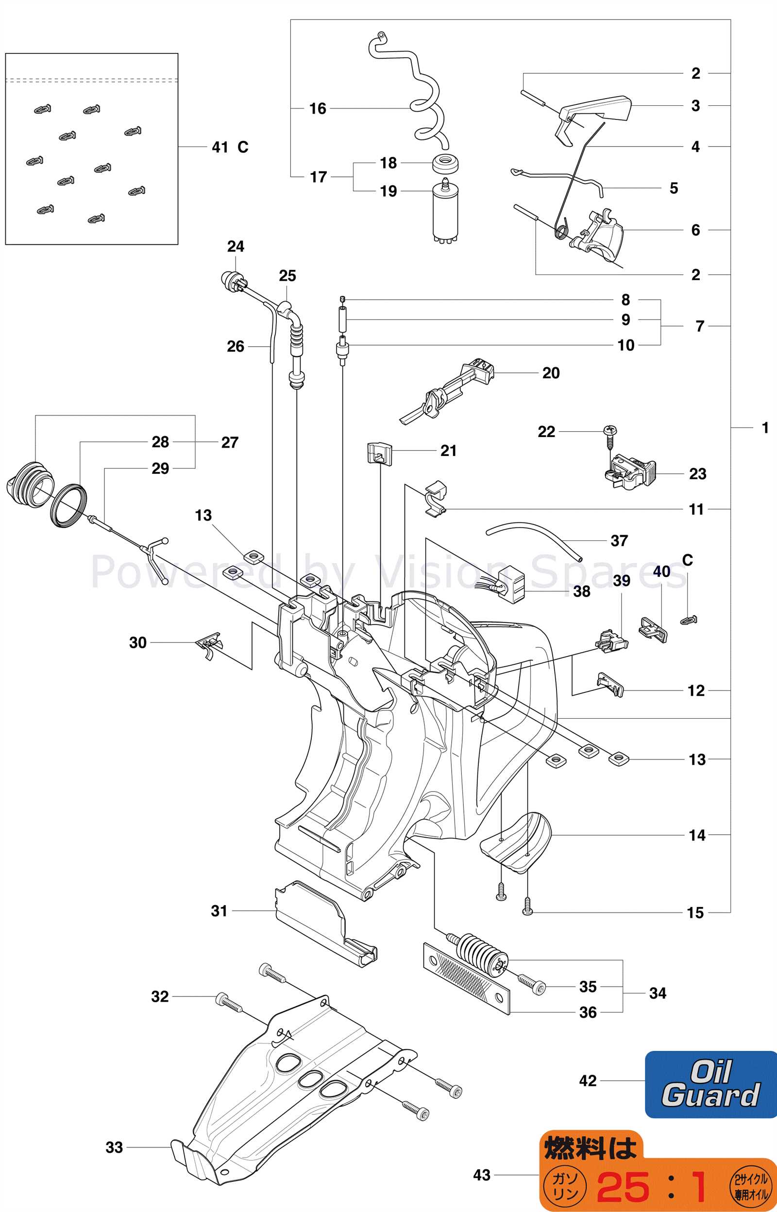 husqvarna k750 parts diagram