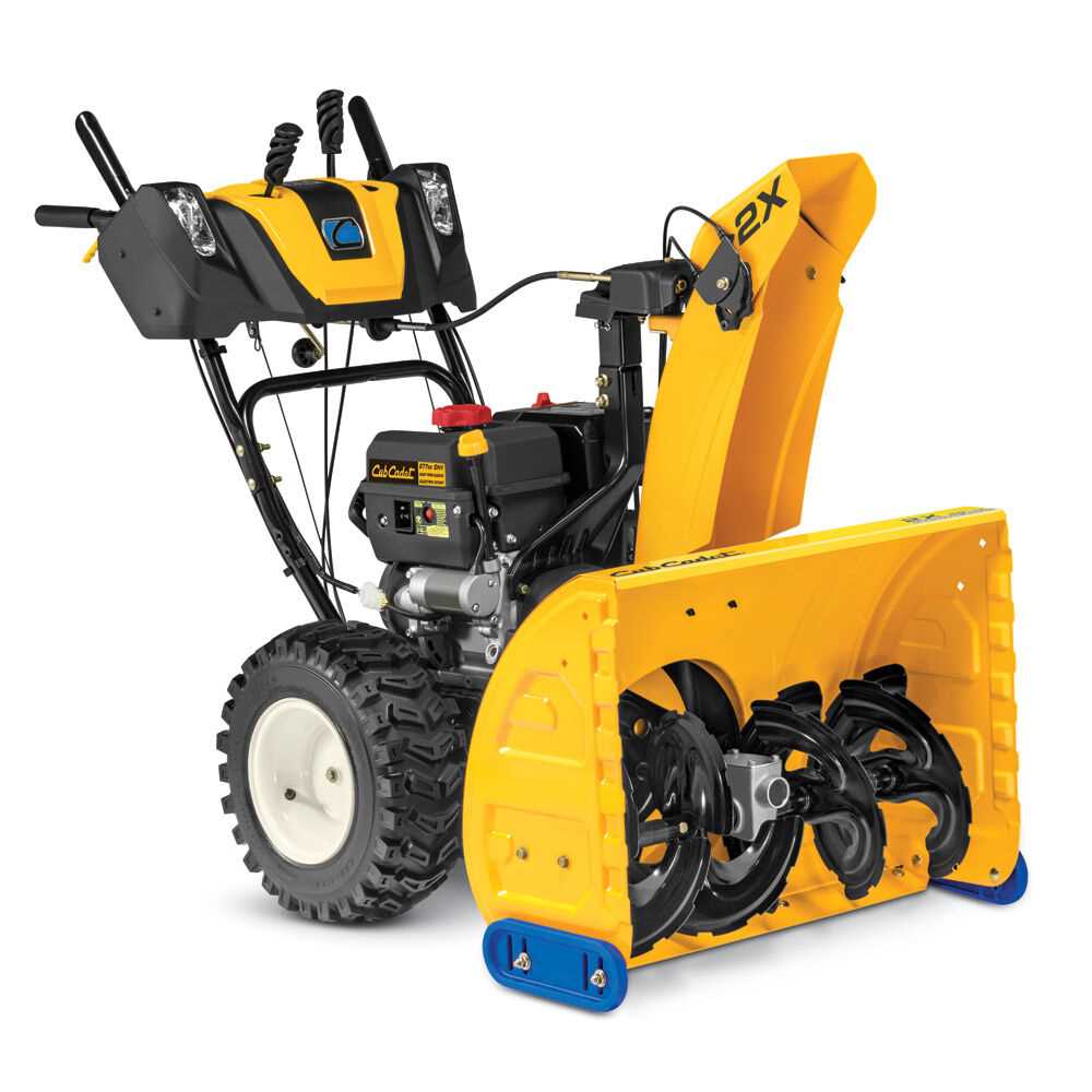 cub cadet 2x snow blower parts diagram