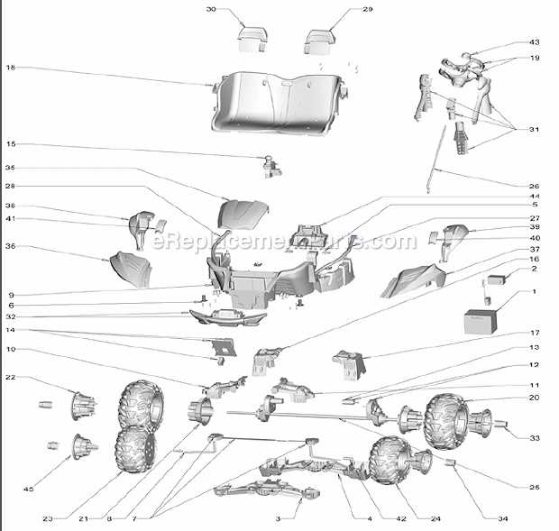 power wheels parts diagram