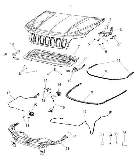 2019 jeep grand cherokee parts diagram