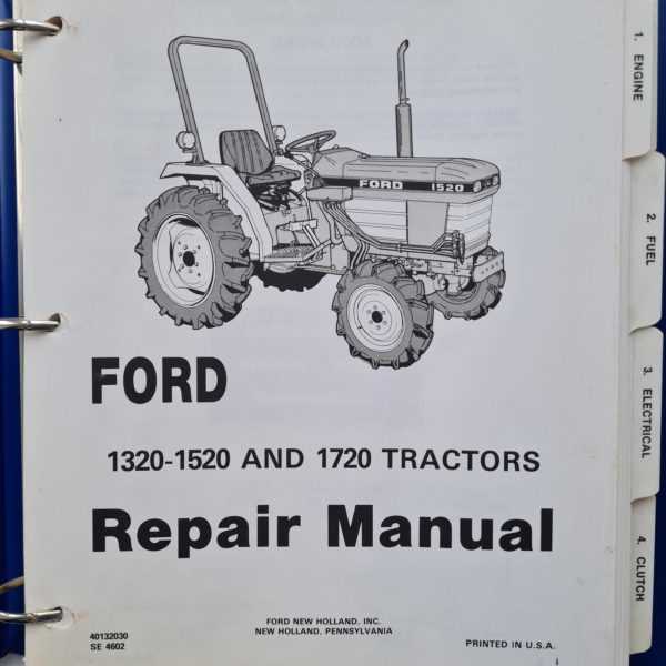 ford 1520 tractor parts diagram