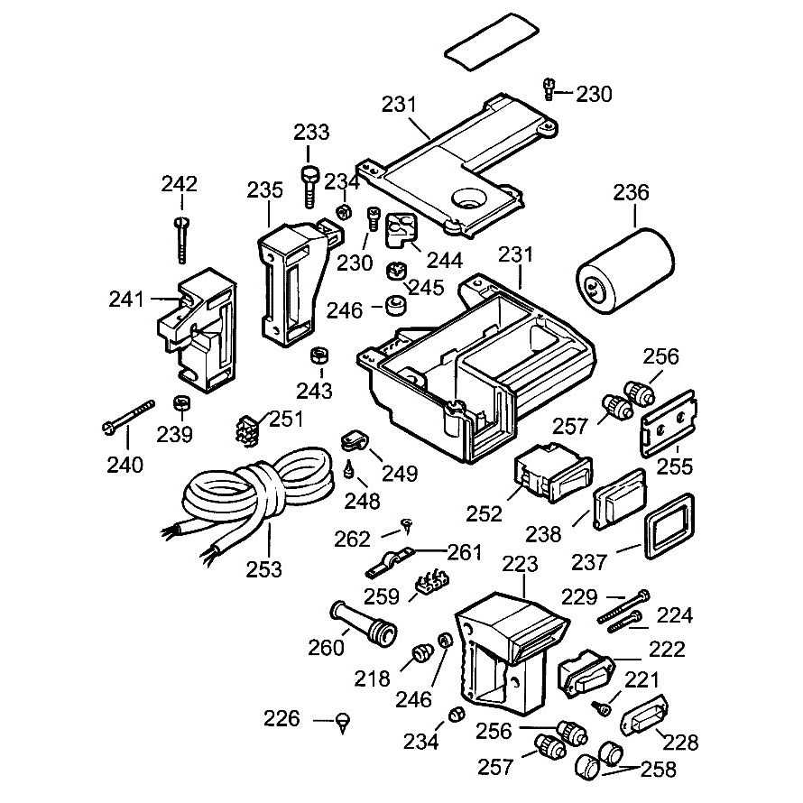 dewalt 734 planer parts diagram