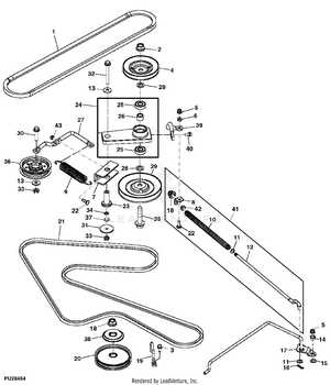 48 inch john deere mower deck parts diagram