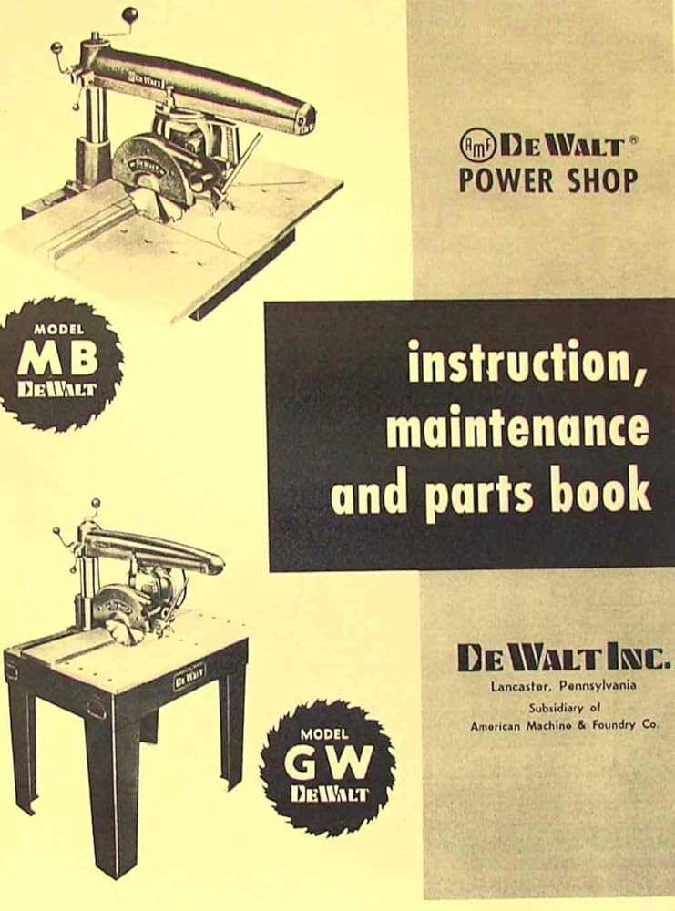 dewalt parts diagram