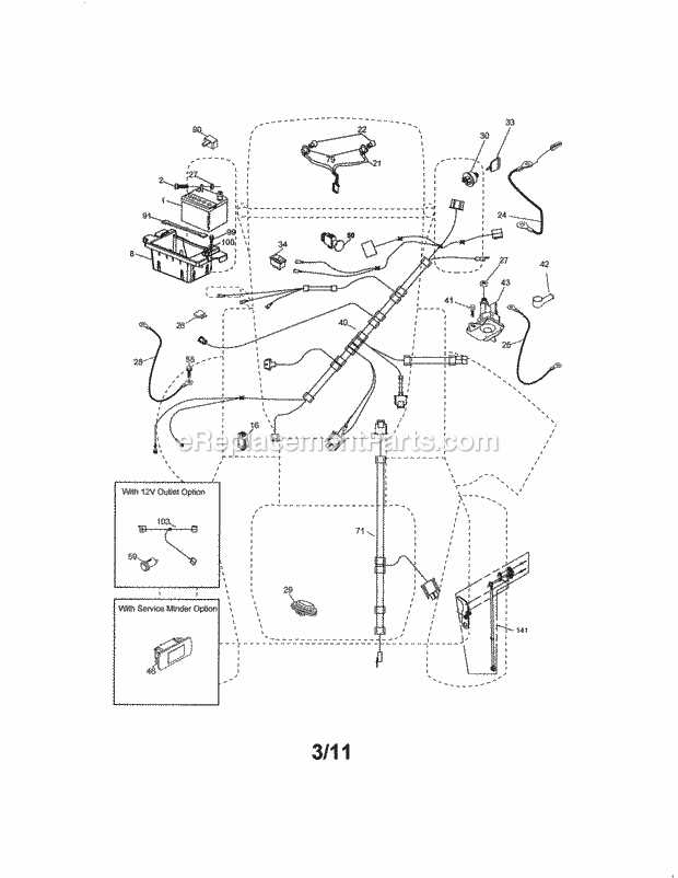 craftsman gt5000 steering parts diagram